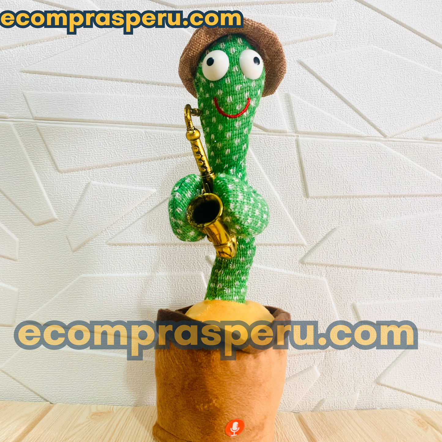 CACTUS BAILARIN CON ROPA INTERACTIVO